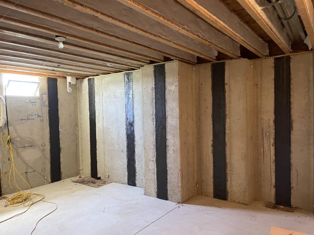 Dry Jersey team working on a waterproofing project