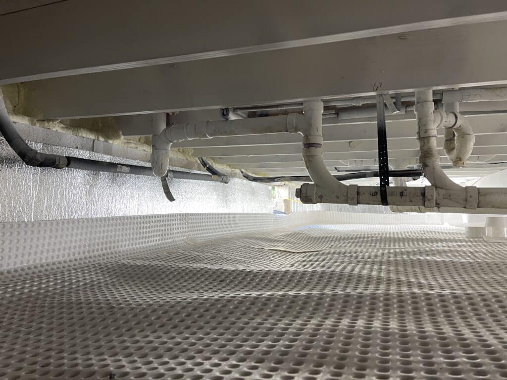 Dry Jersey crew completing an on-site repair