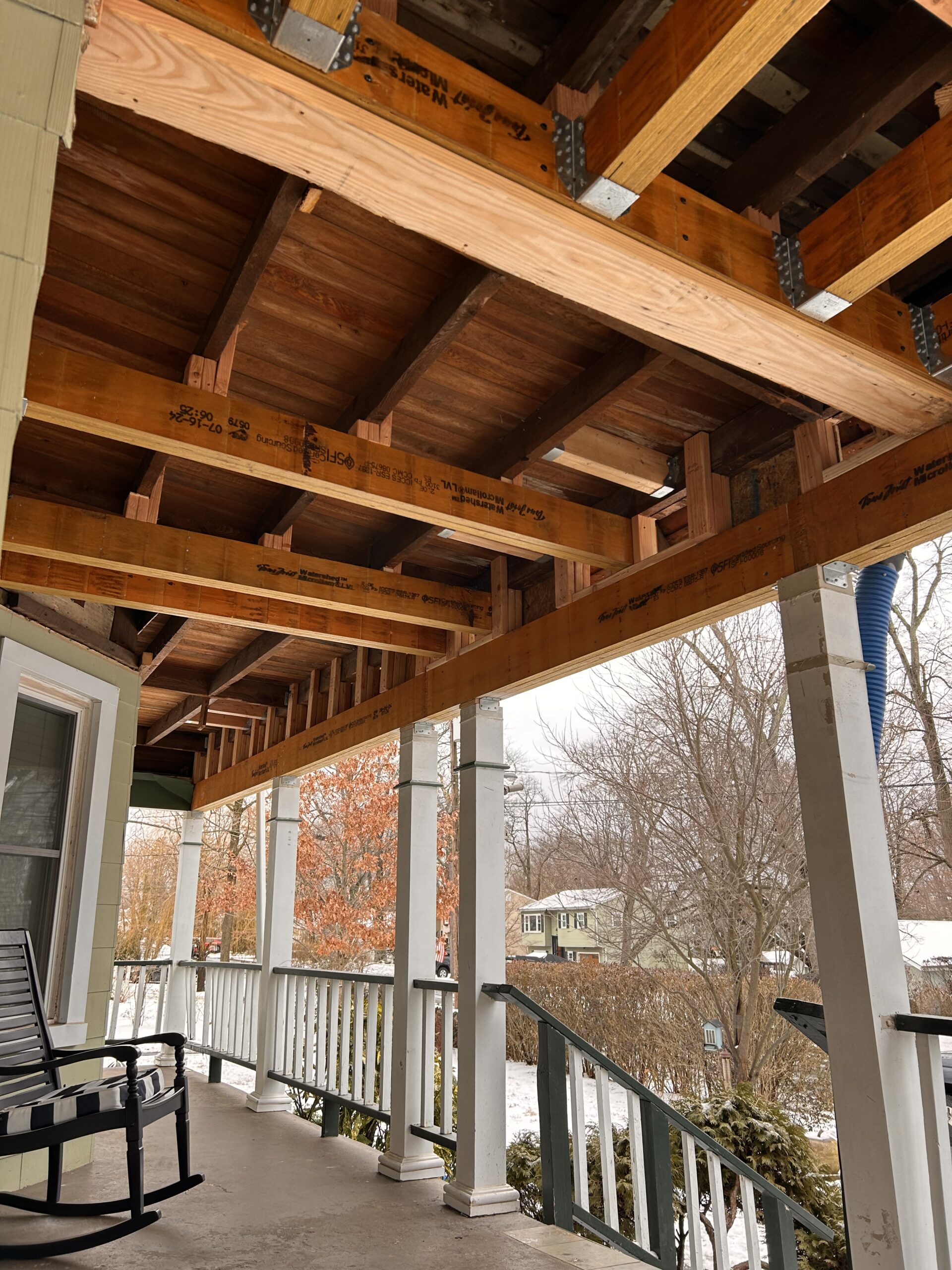 Second-Story Load-Bearing Beam Replacement – after photo 2