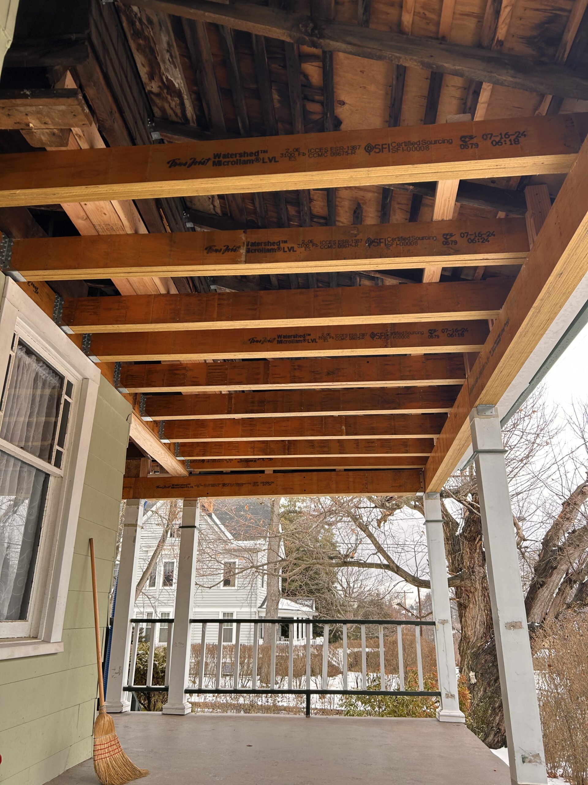 Second-Story Load-Bearing Beam Replacement – gallery photo 4