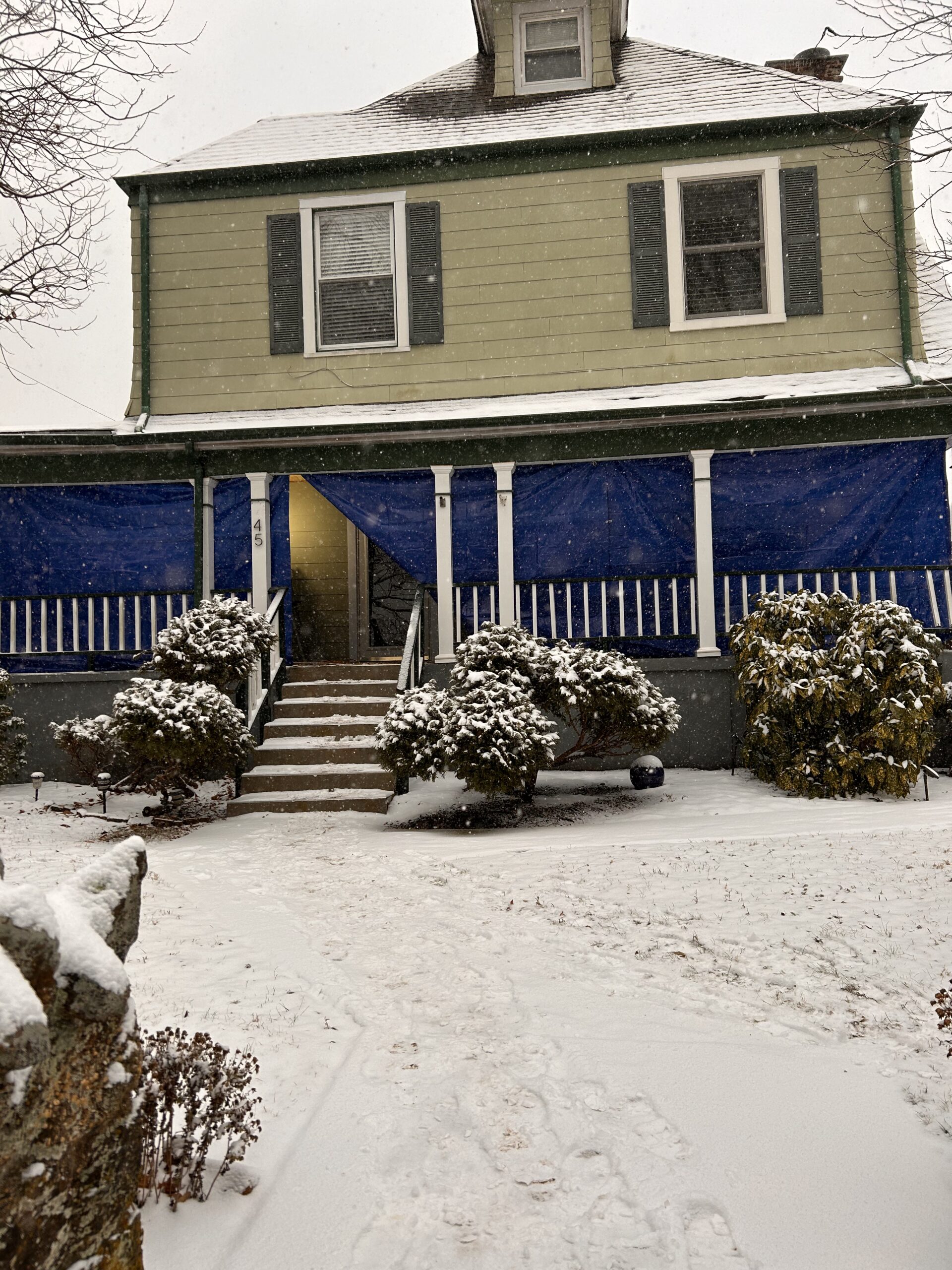 Second-Story Load-Bearing Beam Replacement – before photo 1