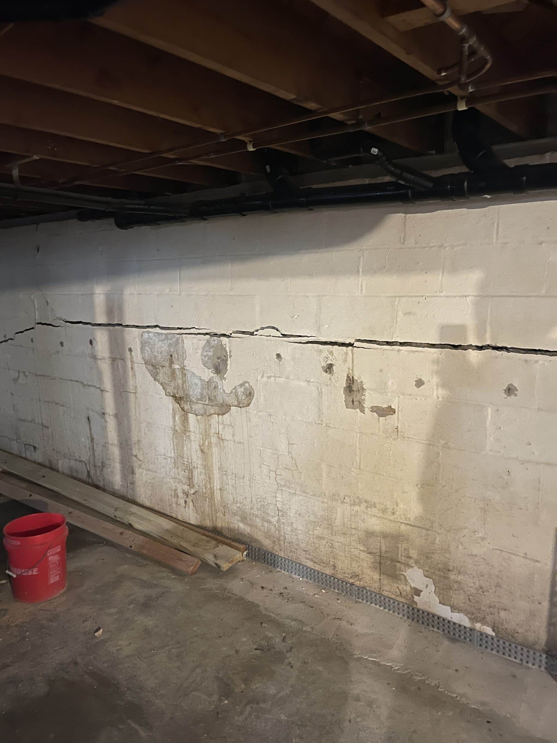 Johnson Home Foundation Stabilization – before photo 1