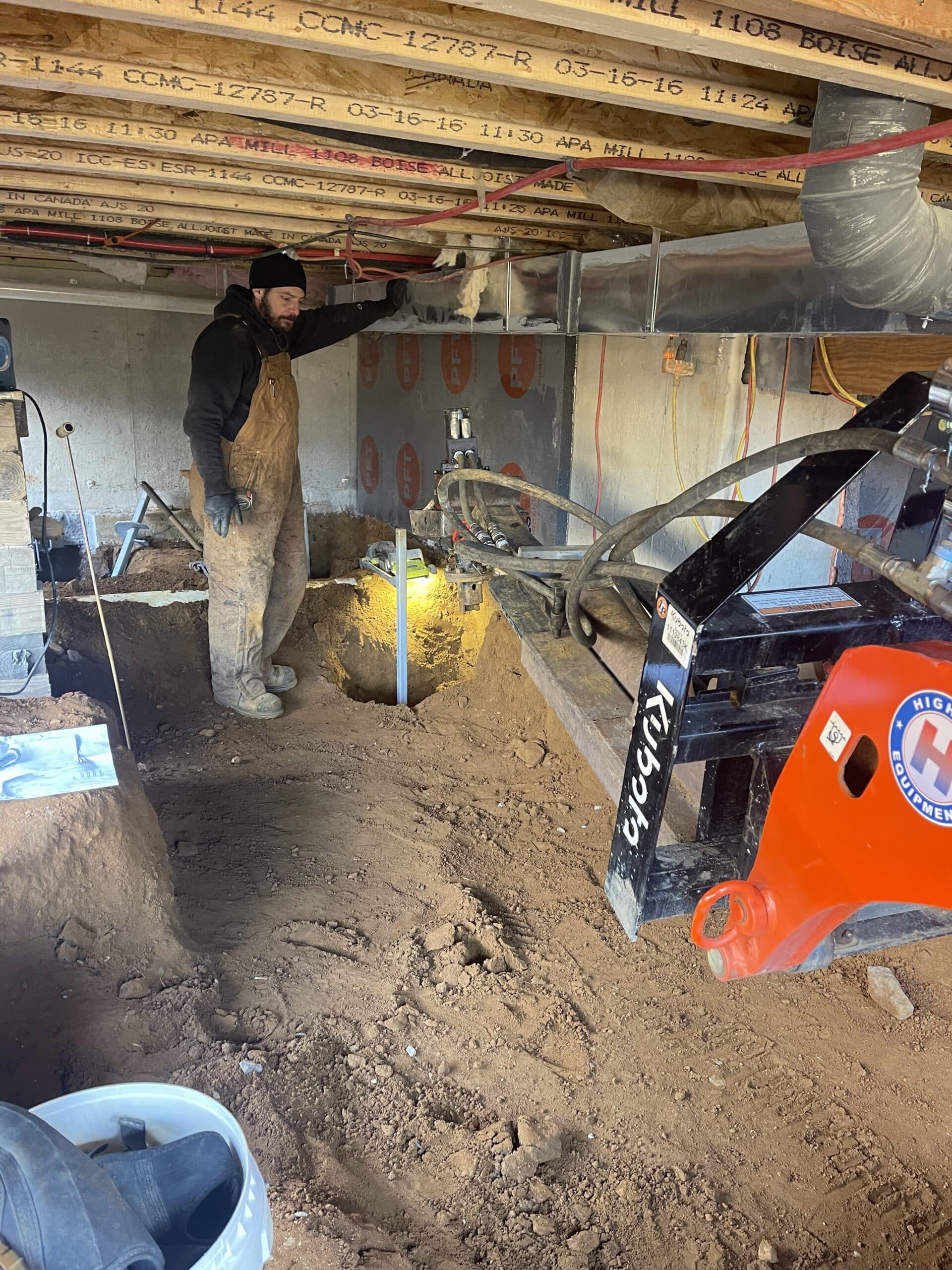 Johnson Home Foundation Stabilization – before photo 2